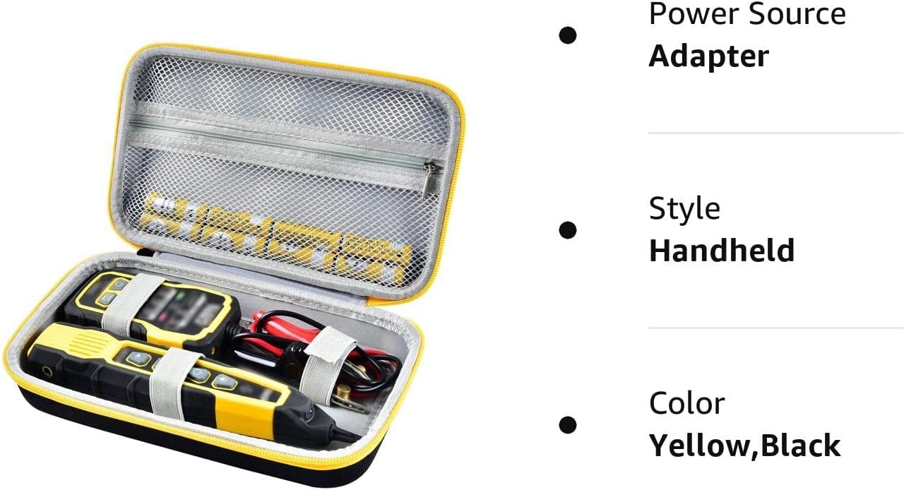 Funda para Klein Tools VDV500-705VDV500-820VDV500-063 Wire Tracer Tone Generator & Probe Kit Probador de Continuidad, Bolsa de Almacenamiento