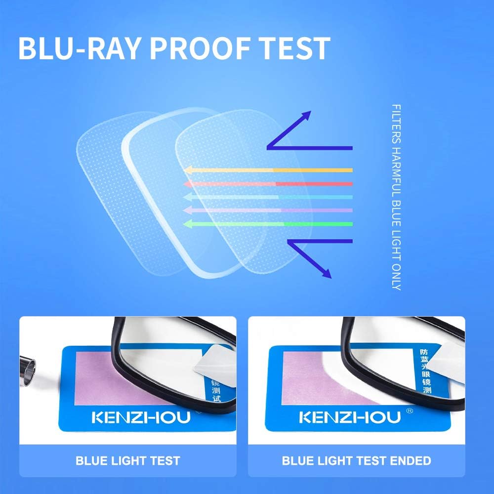 Anteojos para computadora para bloquear la luz azul, antifatiga, unisex (hombremujer)