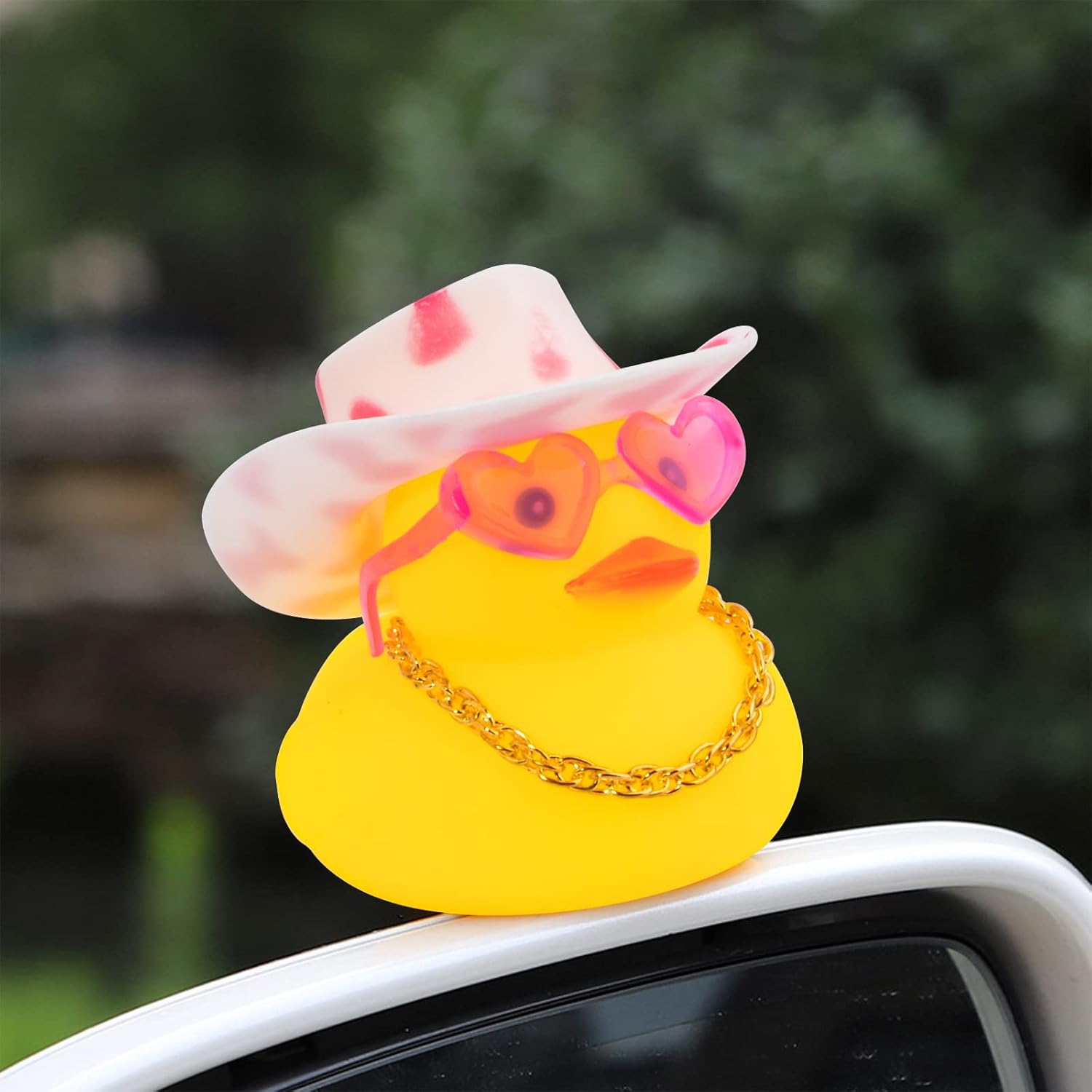 wonuu 2 piezas de adornos para tablero de instrumentos de automóvil, patos amarillos, pato de goma para decoración de automóvil, accesorios con