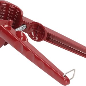 Herramienta de cascanueces, abridor de nueces rojas, cáscara de cascanueces de aluminio, cáscara de nuez fina pulida, abridor de tuercas Herramienta de cascanueces, abridor de nueces rojas, cáscara de cascanueces de aluminio, cáscara de nuez fina pulida, abridor de tuercas