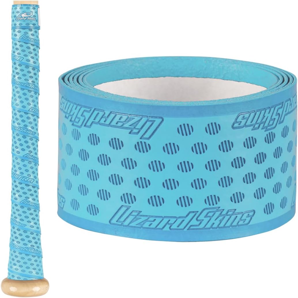 Lizard Skins DSP Ultra – Agarre para bate de 0.043 in – Cinta de polímero Durasoft de última generación para bate de béisbol y sóftbol