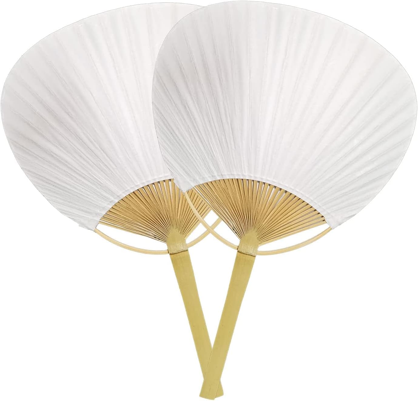YFEIQI Abanicos decorativos de paleta blanca para fiestas de papel, ventiladores de pared portátiles eléctricos decorativos para el hogar, abanicos