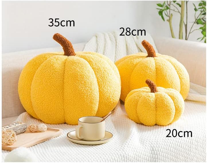 Almohada de calabaza 3D para abrazar, peluche de calabaza esponjosa, almohada de calabaza para sofá, calabaza para decoración del hogar, Halloween,