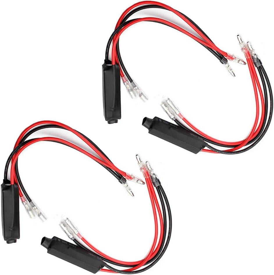 Etopar 4 x 12 V motocicleta señal de giro LED resistencia de carga flash parpadeo arreglar error adaptador universal