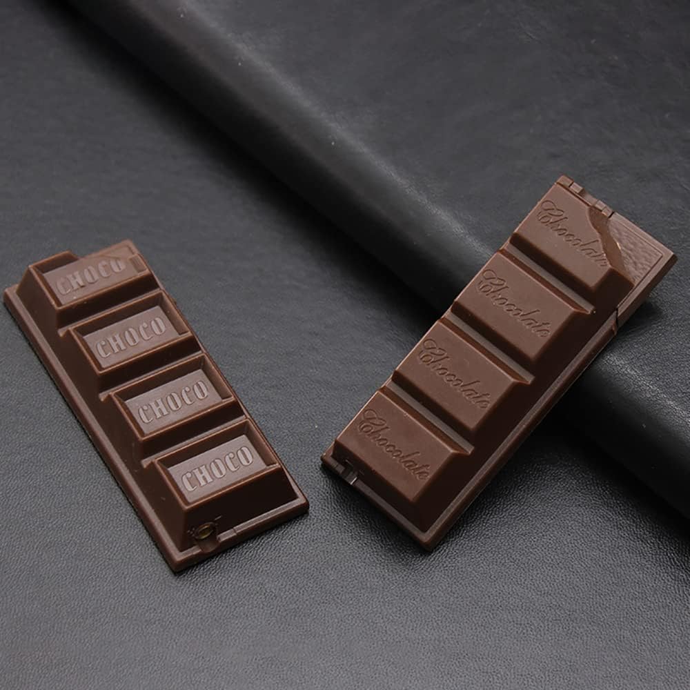Encendedor de chocolate reutilizable con llama suave, resistente al viento, encendedor de butano fresco, regalos de cumpleaños únicos para hombres,