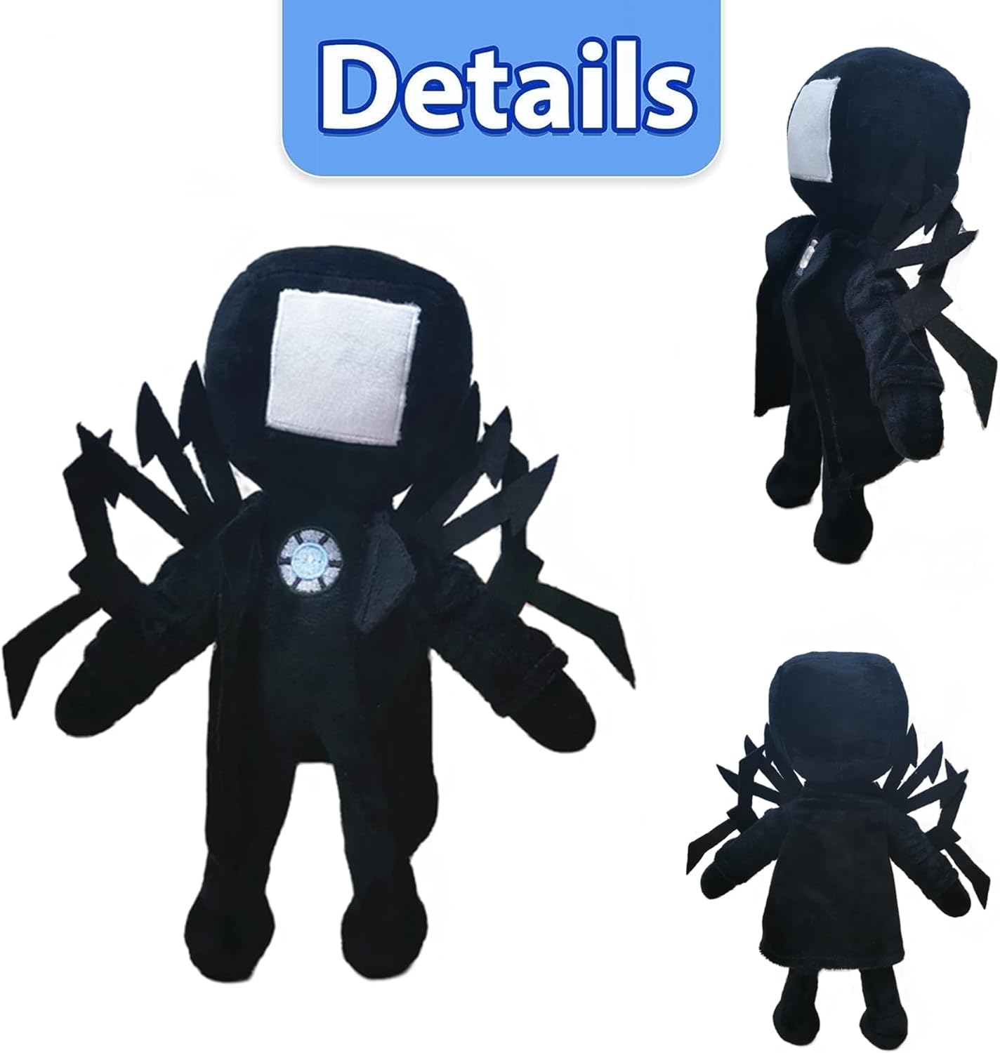 TQJOUJOU Toiletman Titan Speakerman – Juguete de peluche de jefe de cámara de TVman, regalos coleccionables para fanáticos y niños