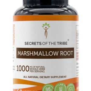 Secrets of the Tribe Raíz de malvavisco 60 cápsulas, hechas con cápsulas vegetales y malvavisco Althaea Officinalis Digestión saludablesalud del Secrets of the Tribe Raíz de malvavisco 60 cápsulas, hechas con cápsulas vegetales y malvavisco Althaea Officinalis Digestión saludablesalud del