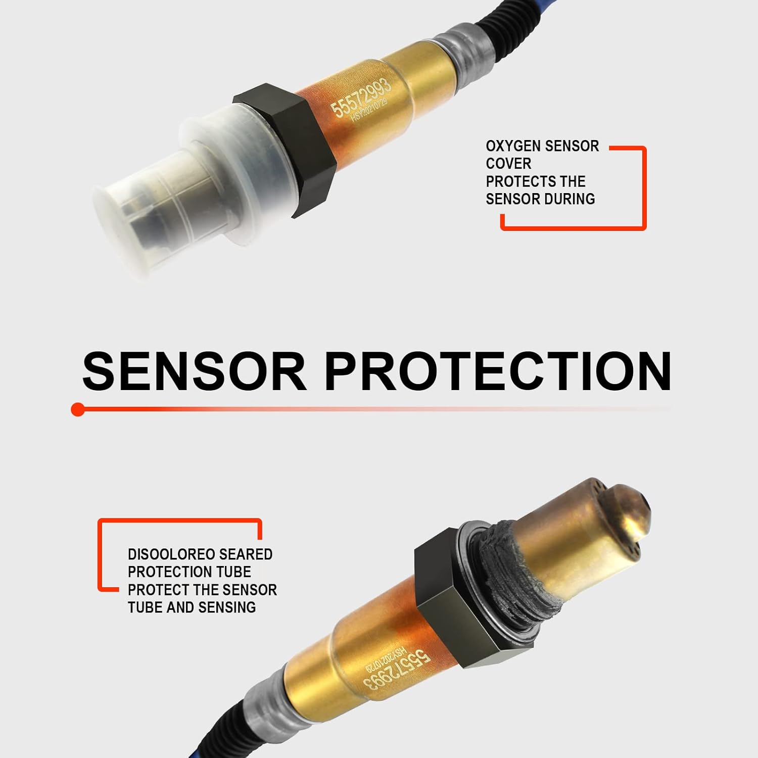 BAIXINDE 1 sensor de oxígeno 55572993 compatible con Buick Encore Chevrolet Cruze Sonic Trax 1.4L
