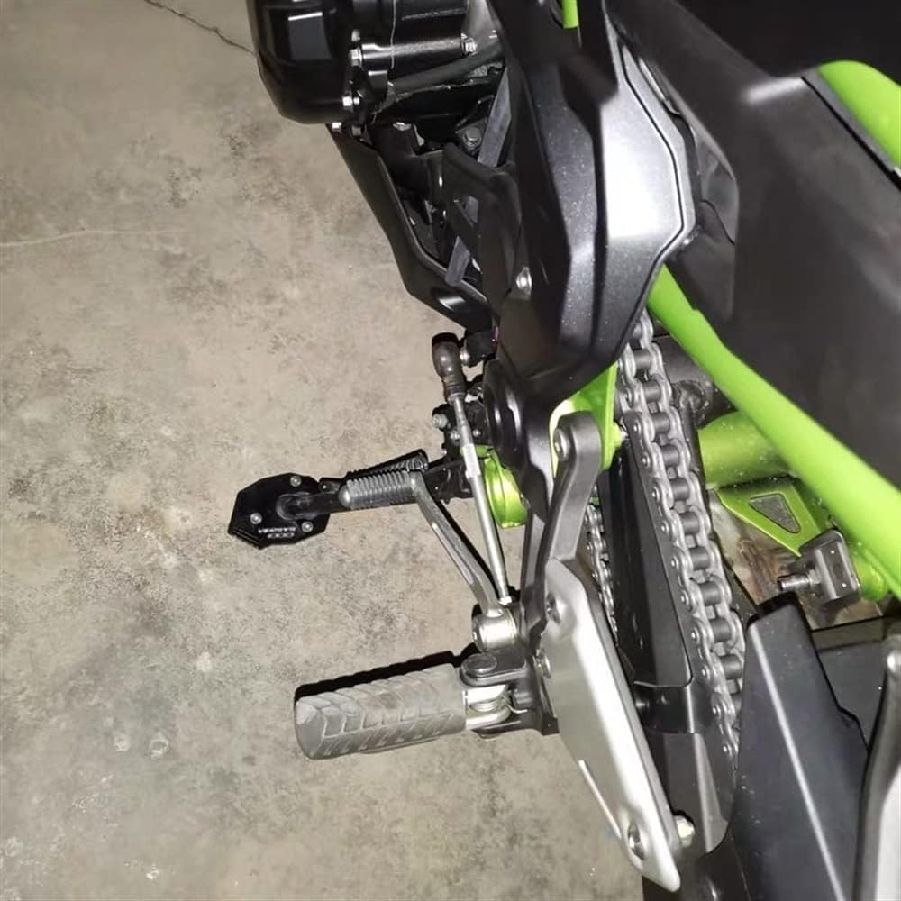 Soporte para Kawasaki para VERSYS 1000 SE 1000SE 2019-2021 Motocicletas Kickstand lateral Soporte Ampliador Placa de extensión Placa de soporte CNC