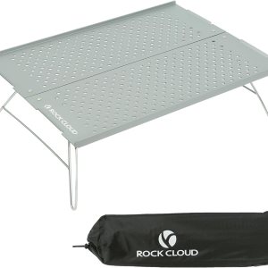 ROCK CLOUD Mini mesa de camping compacta Mesa plegable ultraligera para mochileros campamento senderismo playa picnic barbacoa ROCK CLOUD Mini mesa de camping compacta Mesa plegable ultraligera para mochileros campamento senderismo playa picnic barbacoa