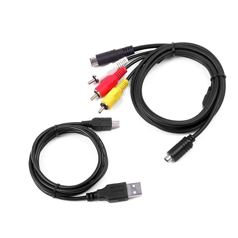 MaxLLTo Cable de sincronización de datos USB para videocámara Sony Handycam DCR-SX45elr