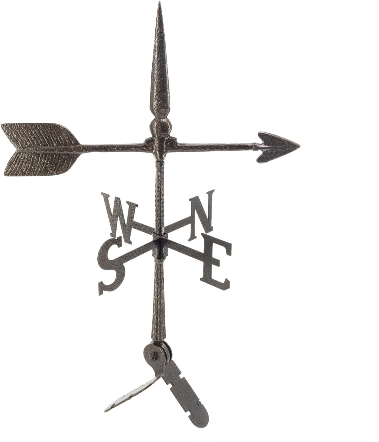 Veleta de aluminio de 24  – Veleta al aire libre con adorno – Decoración de techo de metal – Montaje incluido (4 a elegir) – Veleta de aluminio
