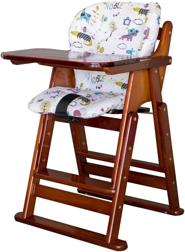 Kocpudu Cojín para silla alta, asiento de trina, cojín para silla de bebé, suave y cómodo, ligero y transpirable, bonitos patrones, hacen que el