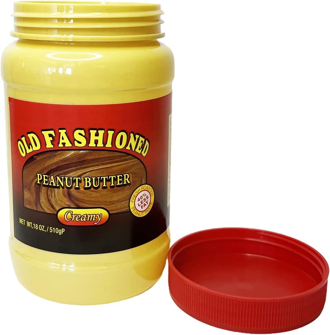 Mantequilla de maní anticuada con bolsa a prueba de olores de grado alimenticio con compartimento oculto para llaves, dinero en efectivo y objetos