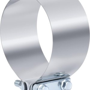 Abrazadera de escape de 7 pulgadas, silenciador de tubo de escape de 7 pulgadas, acoplador de manguito de abrazadera de acero inoxidable (1 unidad) Abrazadera de escape de 7 pulgadas, silenciador de tubo de escape de 7 pulgadas, acoplador de manguito de abrazadera de acero inoxidable (1 unidad)