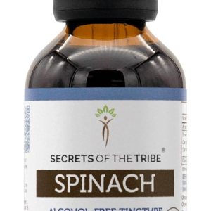 Secrets of the Tribe Spinach USDA Organic  Extracto sin alcohol, gotas de hierbas de alta potencia  Hecho de hoja seca de espinaca orgánica 100% Secrets of the Tribe Spinach USDA Organic  Extracto sin alcohol, gotas de hierbas de alta potencia  Hecho de hoja seca de espinaca orgánica 100%