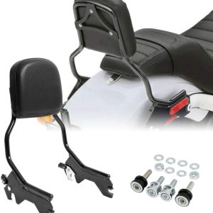 TCMT Respaldo vertical de barra Sissy estándar con kit de accesorios de acoplamiento para Harley Heritage Classic FLHC Street Bob FXBB 2018-2023 TCMT Respaldo vertical de barra Sissy estándar con kit de accesorios de acoplamiento para Harley Heritage Classic FLHC Street Bob FXBB 2018-2023