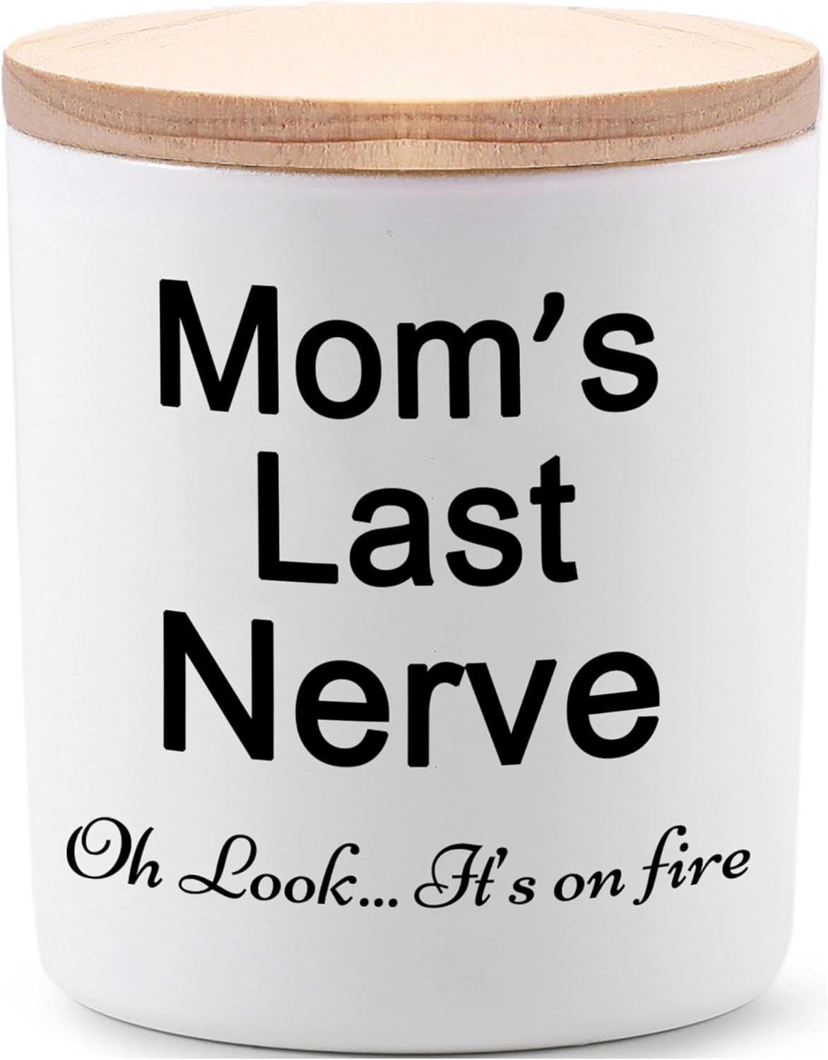 Velas de regalo para mamá de hija o hijo, divertidas velas únicas de Navidad, cumpleaños, día de la madre, regalos para mamá, mamás, Last Nerve Oh