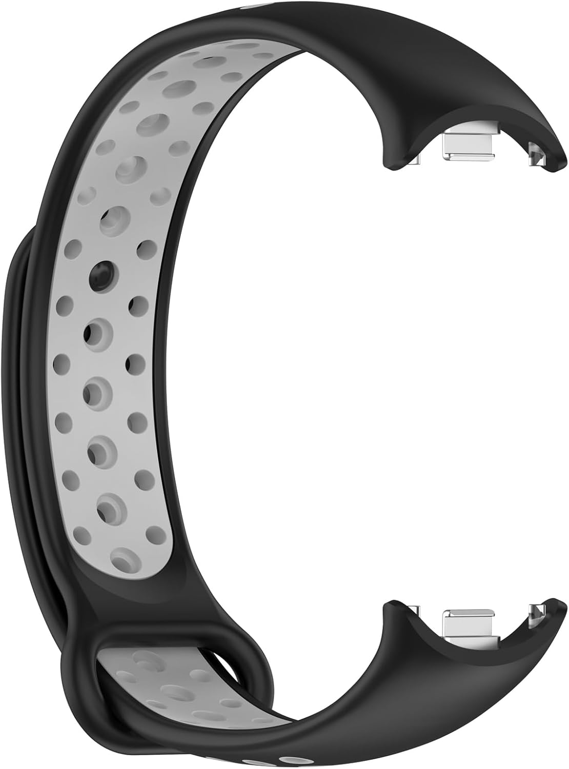 Disscool Muñequeras de repuesto compatibles con Xiaomi Band 8 Mi Band 8, correa de muñeca ajustable de silicona suave de 0.728 in con liberación