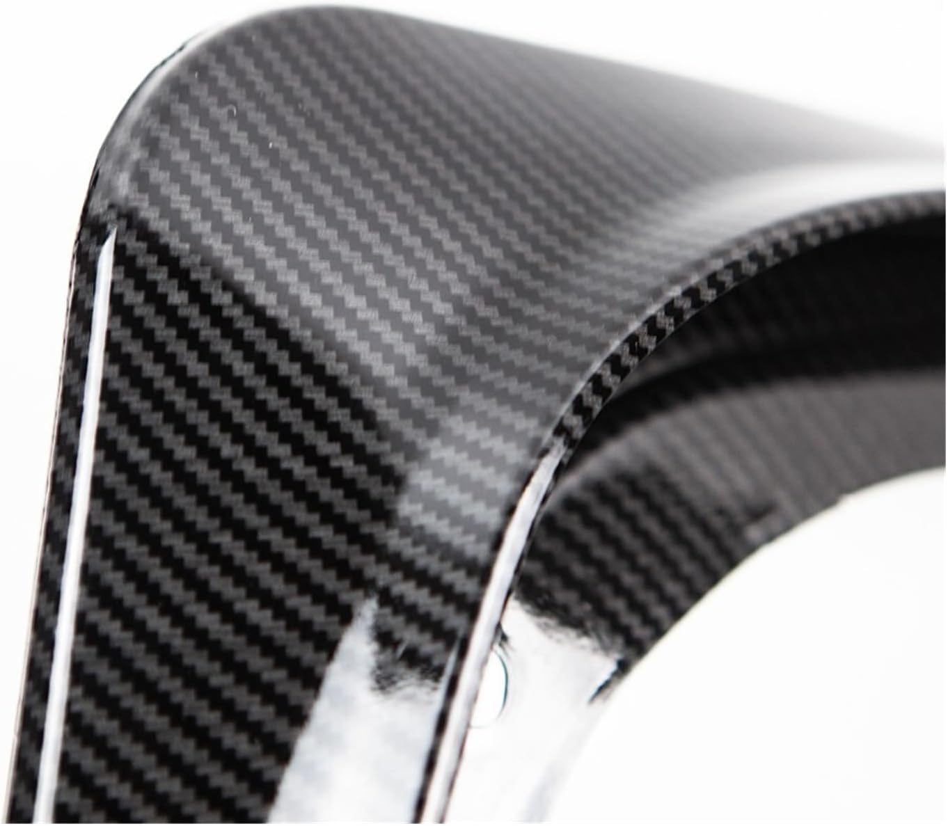 Juego de 4 unidades compatibles con Tesla Model 3 Splash Guards ABS con patrón de fibra de carbono, aletas de barro, guardabarros modelo Y 2023 2022