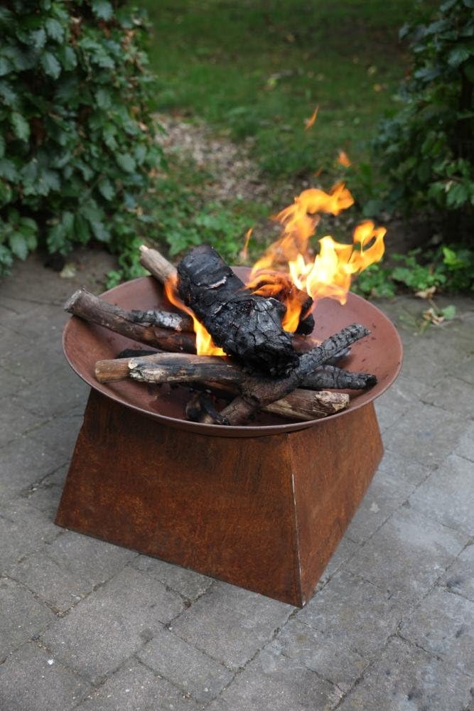 Esschert Design Cuenco de fuego de óxido