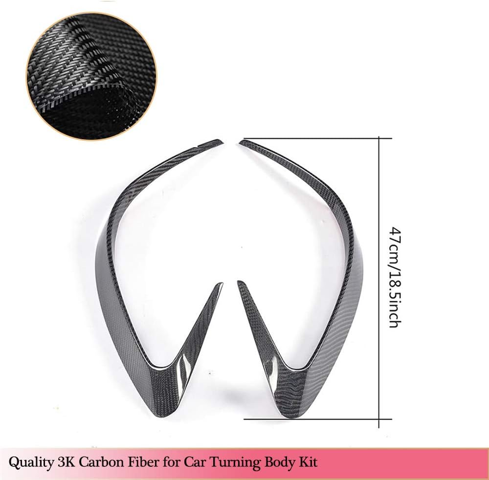 MCARCAR KIT Ventilación de parachoques trasero compatible con Mercedes Benz GLE Class C292 Sport Coupe GLE43 GLE63 AMG 2015-2018 personalizado de