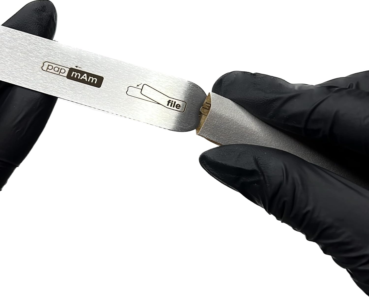 Rollo de recarga de lima de uñas blanca – 80 limas en un rollo de grano 240