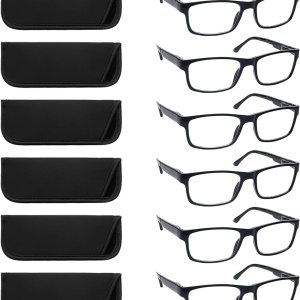 Ronecool Reading Glasses for WomenMen Blue Light Blocking, Computer Readers Anti Eye Strain Blocker Eyeglasses 6 Packs Ronecool Reading Glasses for WomenMen Blue Light Blocking, Computer Readers Anti Eye Strain Blocker Eyeglasses 6 Packs