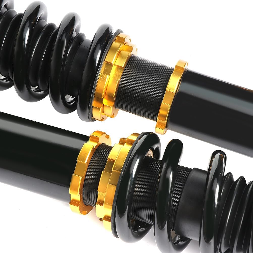 ALEGE Kit completo de montaje de puntales y amortiguadores de coilover 1986-1992 para amortiguador de resorte Toyota Supra con dorado