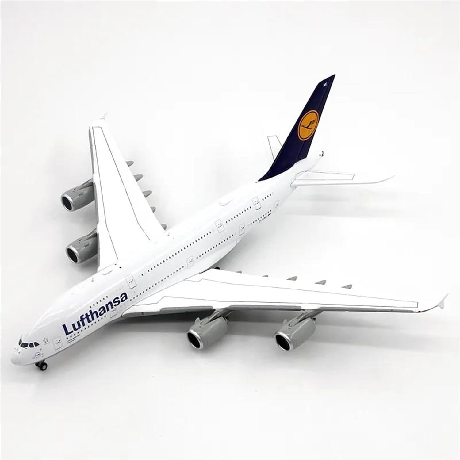 Escala modelo de avión 1400 para avión Lufthansa Airbus A380 modelo de avión de aleación modelo de aeronave Modelo de avión Modelo de avión