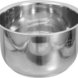 Olla de arroz interna de acero inoxidable interior ollas de cocina interior 2l recipiente antiadherente para olla arrocera tradicional arrocera Olla de arroz interna de acero inoxidable interior ollas de cocina interior 2l recipiente antiadherente para olla arrocera tradicional arrocera