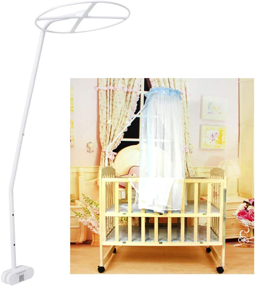 Uso de Oumefar con mosquitera soporte para mosquitera, cómodo de llevar, fácil de montar, resistente y duradero, material ABS ajustable en altura