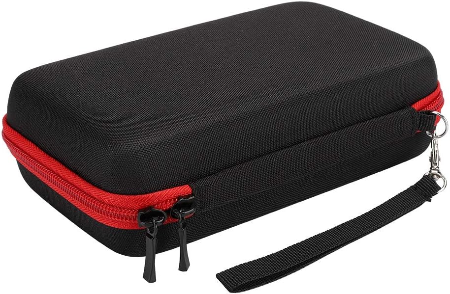 Bolsa de almacenamiento para afeitadora eléctrica, impermeable y resistente a las caídas, fácil de organizar con correa de mano y bolsa de malla