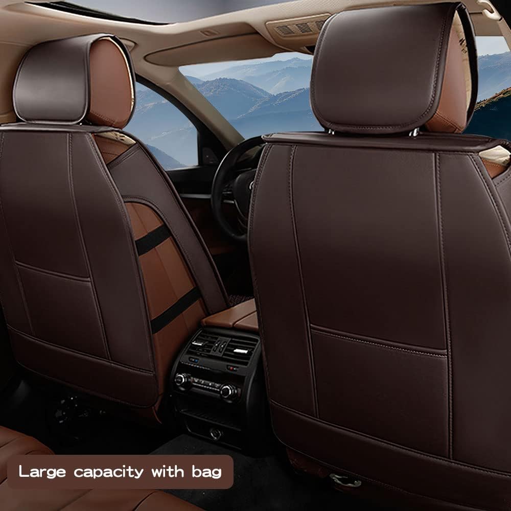 Funda de asiento delantero y trasero para Hyundai Elantra 2001-2025, accesorios de funda de asiento interior impermeable con 2 almohadas para el