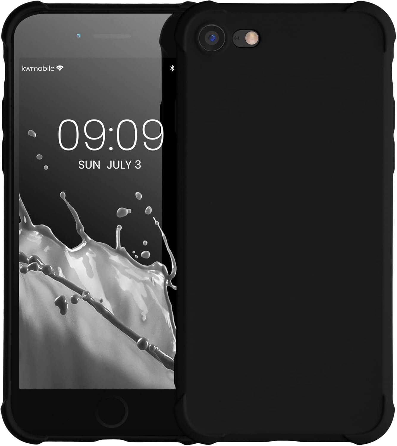 kwmobile Funda compatible con Apple iPhone SE (2022)  iPhone SE (2020)  iPhone 8  iPhone 7 – Funda de TPU suave con protección para cámara, color