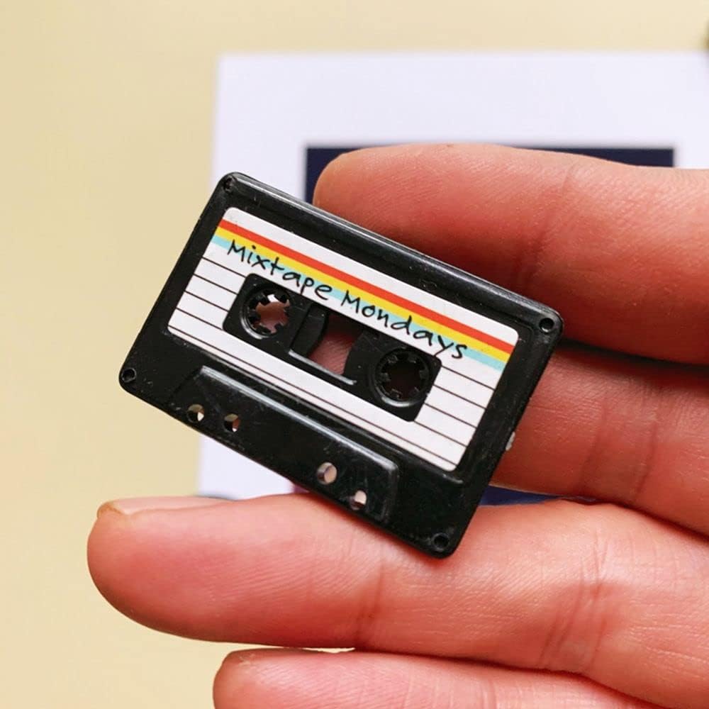 Juego de 4 imanes decorativos para nevera, disco de casete retro, disco de nevera, regalos de recuerdo, decoración de calcomanías magnéticas para