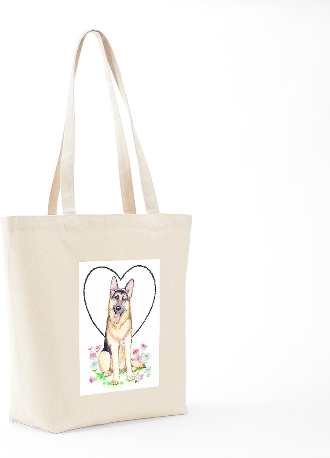 Cafepress Bolso de mano pastor alemán, Caqui
