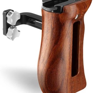 Proaim SnapRig – Mango lateral universal de madera (montaje de 14 de pulgada a 20) para cámara DSLR de tamaño pequeño a mediano  Diseño ajustable Proaim SnapRig – Mango lateral universal de madera (montaje de 14 de pulgada a 20) para cámara DSLR de tamaño pequeño a mediano  Diseño ajustable