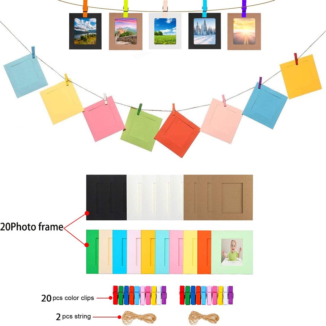 BigTrend – Álbum de película de papel fotográfico de 2 x 3 pulgadas para cámara Fujifilm Instax Mini, Polaroid Snap, Z2300, cámaras instantáneas