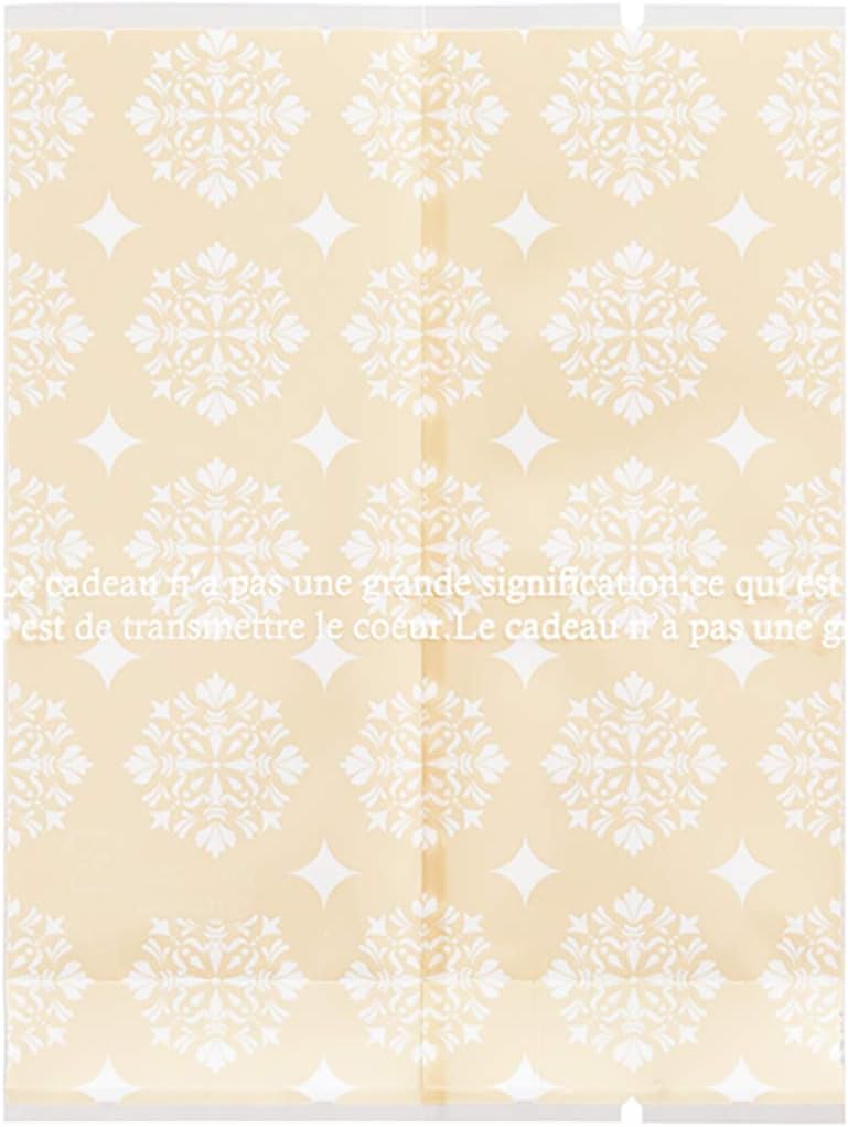 Heads EPC-OB4 European Sweets Pack (Cream)Clear-4 (100 Sheets), Beige, W 3.1 x H 4.1 inches (80 x 105 mm), Set of 100
