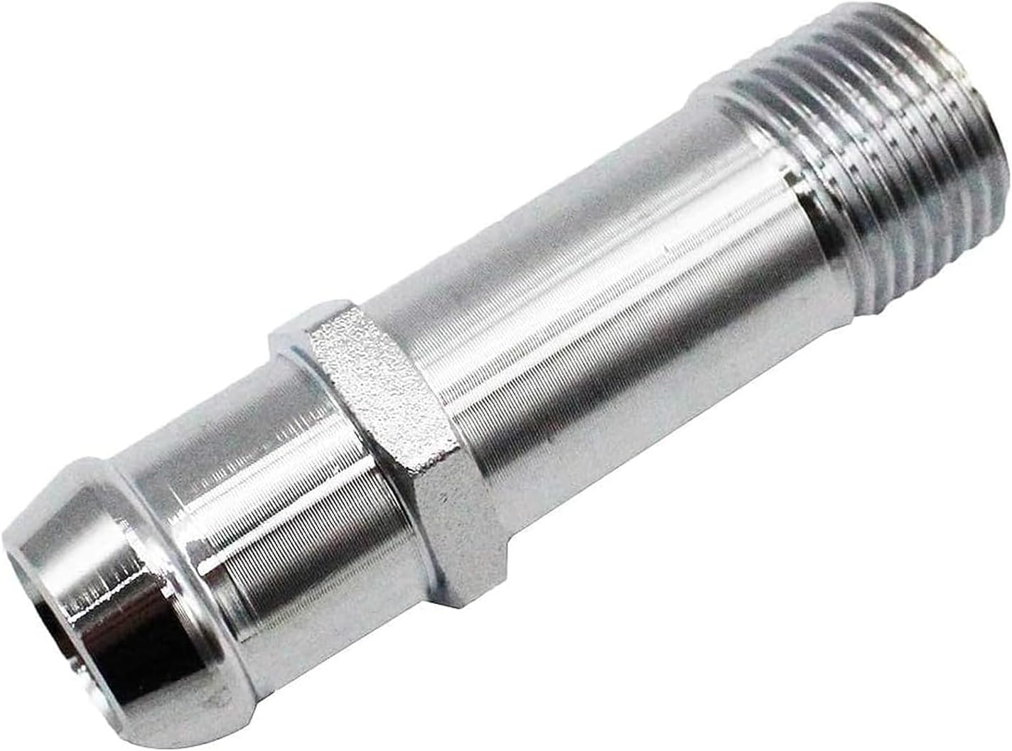 1 par de accesorios de manguera de calentador Impala cromados para 64-79 SBC BBC Chevy C-amaro N-ova 283 350 383
