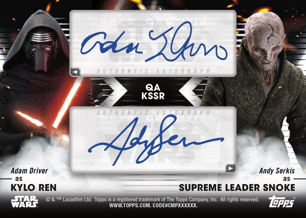 Star Wars 2023 Topps Signature Series Hobby Box 1 autógrafo por caja
