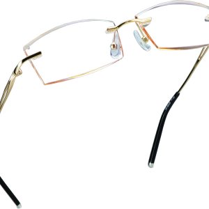 LifeArt Gafas de lectura con bloqueo de luz azul, anti rayos azules, reducen la fatiga ocular, marco sin montura con diamante elegante para LifeArt Gafas de lectura con bloqueo de luz azul, anti rayos azules, reducen la fatiga ocular, marco sin montura con diamante elegante para