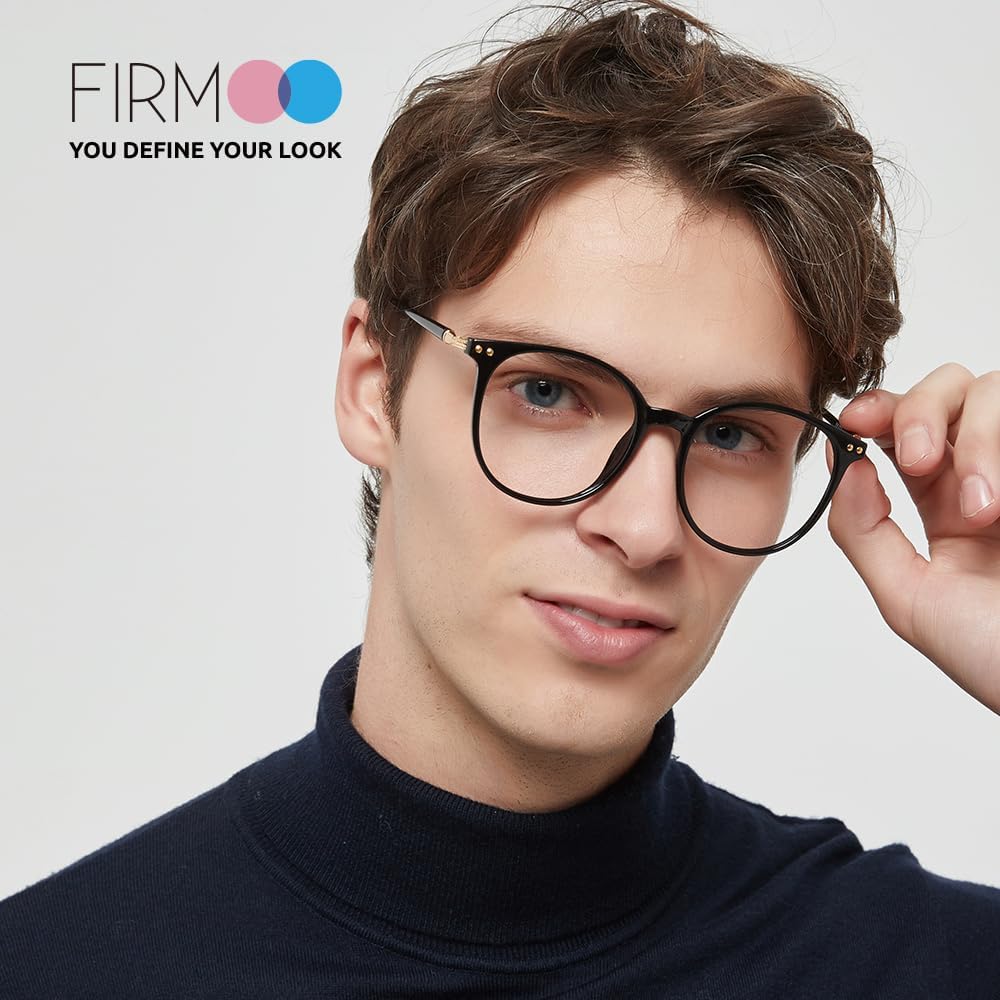 Firmoo Gafas de lectura con bloqueo de luz azul, 1.75 x para mujereshombres, lectura en computadorajuegos, televisión, teléfonos, lentes de lectura