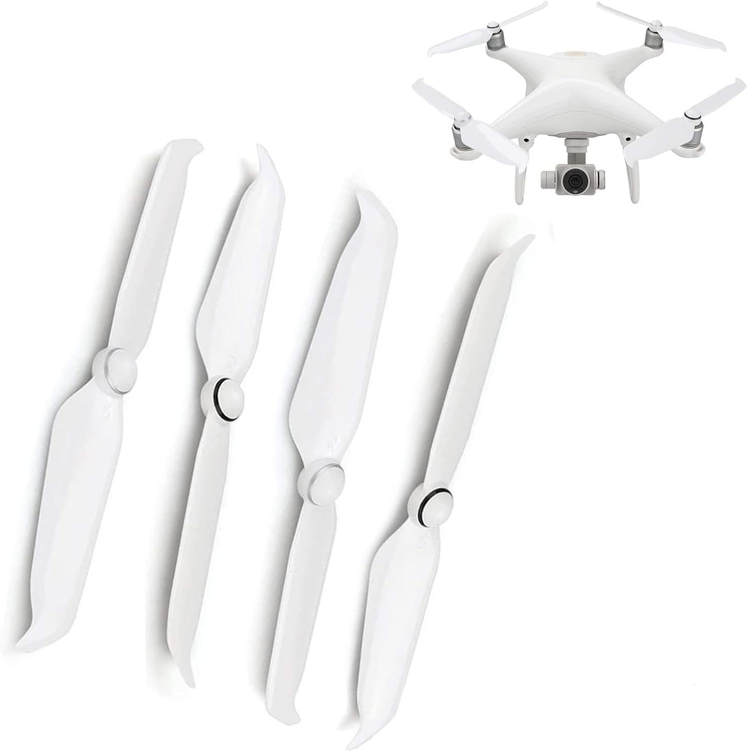 4 hélices de bajo ruido de liberación rápida compatibles con DJI Phantom 4 SeriesPhantom 4 ProPro+ V2.0Phantom 4 Advanced