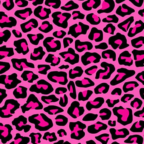 Vinilo adhesivo permanente con patrón de estampado de animales, para manualidades, patrones de estampado de leopardo, 12 x 12 (12D, 4)