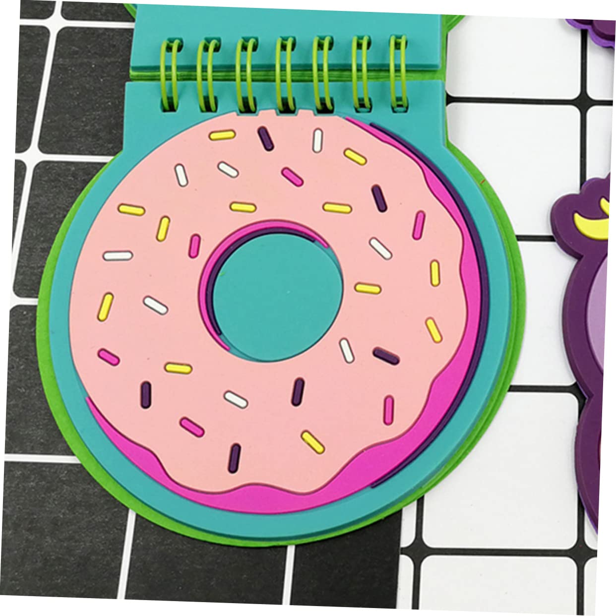 Operitacx 2pcs Pocket Notebook Spiral Planner Undated Small Memo Pad Girl Notebook Cartoon Notepads Weekly Monthly Agenda Spiral Notepads Spiral