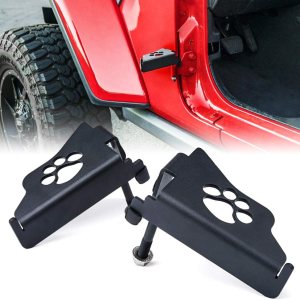 Xprite Estribos de acero de metal para puerta delantera, pedales de reposapiés para Jeep Wrangler JL JLU 2018-2021, 1 par Xprite Estribos de acero de metal para puerta delantera, pedales de reposapiés para Jeep Wrangler JL JLU 2018-2021, 1 par