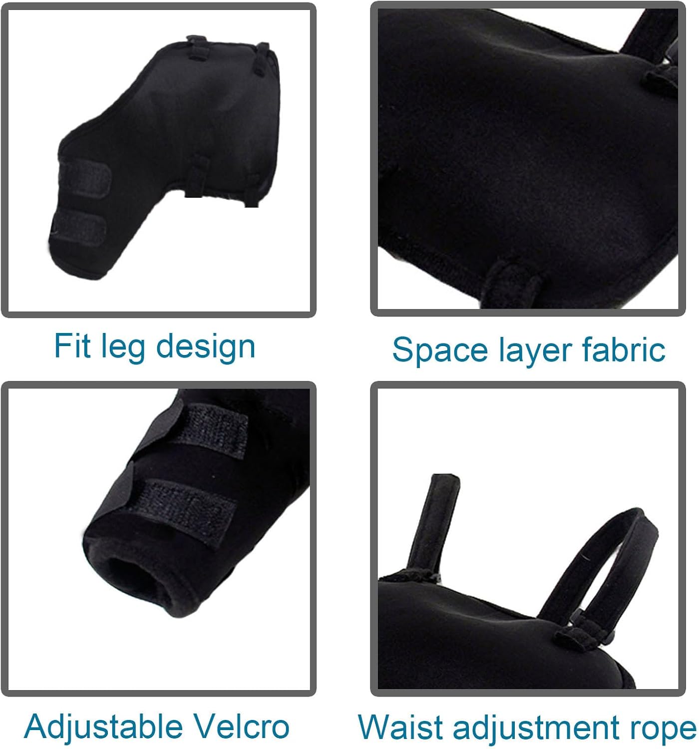 Protector de articulaciones de piernas de mascotas para perros, almohadillas protectoras ajustables para coderas de perro, manga de compresión de