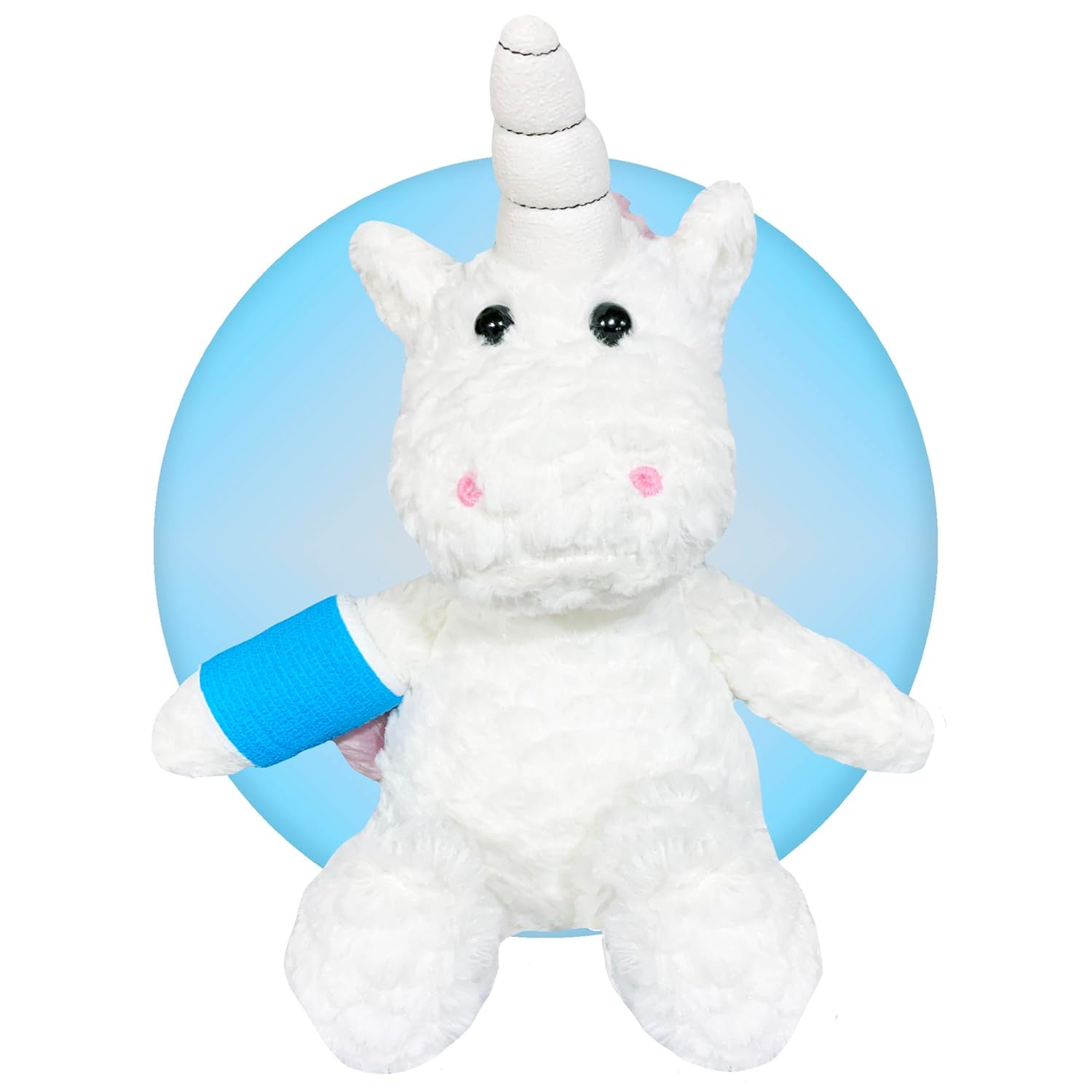 Broken Leg Gift for Kids – Gift Wrapped Ready to go – Broken Bone Unicorn Plush – Gift For Broken Arm – Pick the Cast Color and Location – Stuffed